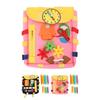 Felt Toddler Backpack with Learning Toys Educational Activity Board for Children Aged 1-3 Digital Nu