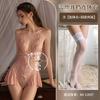 Sexy Lingerie Sexy Lace Perspective Mesh Hot One-piece Uniform Temptation Breast Flirting Suit