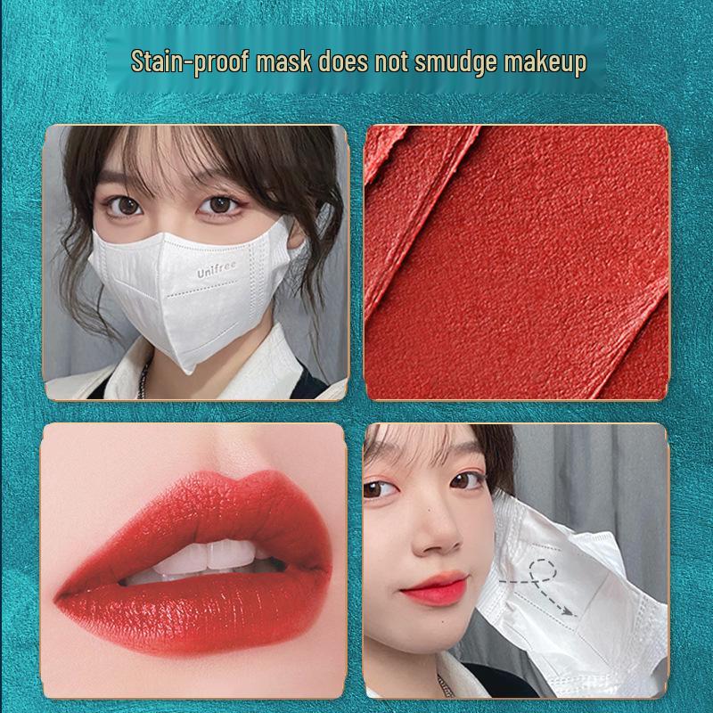 Lan Yi Langanhaltender Wasserfester Matter Lippenstift - Zimtmilchtee Bohnenpaste Farbe, Nicht-Klebrig, Nicht-Verblassend.