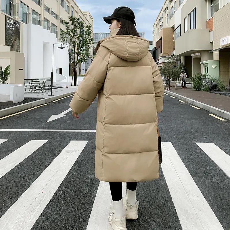 Women's Winter Parka Coat Korean Version Fashion Loose Lady Outerwear Elegant Versatile Hooded Ladies Down Cotton Jacket