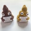 Gestrickte Kacke Figur Geschenk Kinder Jungen Geschenk Zubehör für Kinder Mädchen Jungen Feiertag Neujahr Geschenk