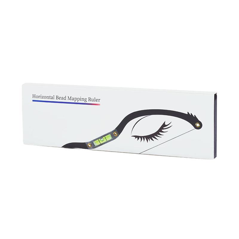Eyebrow Ruler Bow Tool Bubble Leveler Positioning Balance Thread Eyebrow Mapping Ruler Bow for