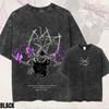 Anime Shirt, Three Sword Style, Purple Flame Swordsman, Manga Graphic Tee, Washe