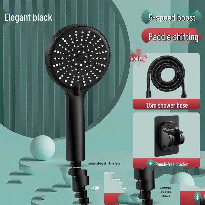 TLXT High-Pressure Shower Head Set