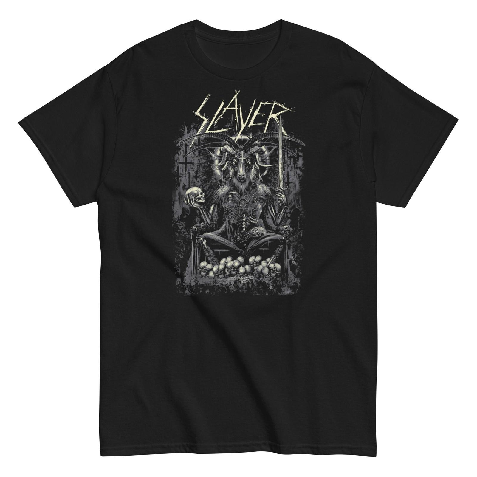 MerchMoment Slayer Demon Head T-Shirt T-Shirt Black New XXXL