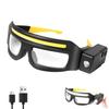Multifunctional Induction Headlight Glasses TYPE-C Charging Warning Headlight Compact and Portable with Induction Headlight Multifunctional Glasses L