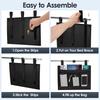 Bedside Caddy Storage Organizer, Hanging Storage Bag Pocket for Bunk/Hospital Beds,College Dorm Organizer for Remotes Phone,College Dorm,Camp,Baby