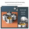 304 Stainless Steel Seasoning Jar Set with Bridge Stand