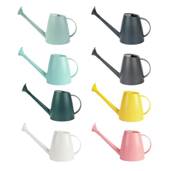 1.8L Watering Can with Long Spout Garden Jug with Sprinkler Rose Lightweight Plastic Watering Can for Houseplants Outdoor Plants