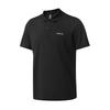 Adidas Polo Shirts Men's Black Lapel Moderate Straight Fit