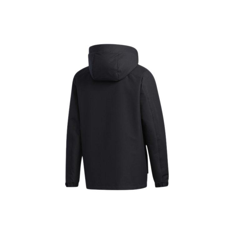 Adidas Down Jackets Men's Black Hooded Moderate 3 In 1 Down Jacket GP2916