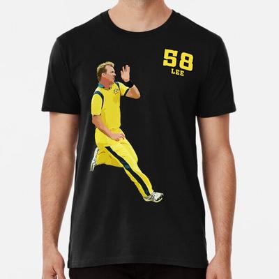 Brett Lee - Australský hráč kriketu - Bowl S až 5XL Vyrobeno v AU/USA Tričko