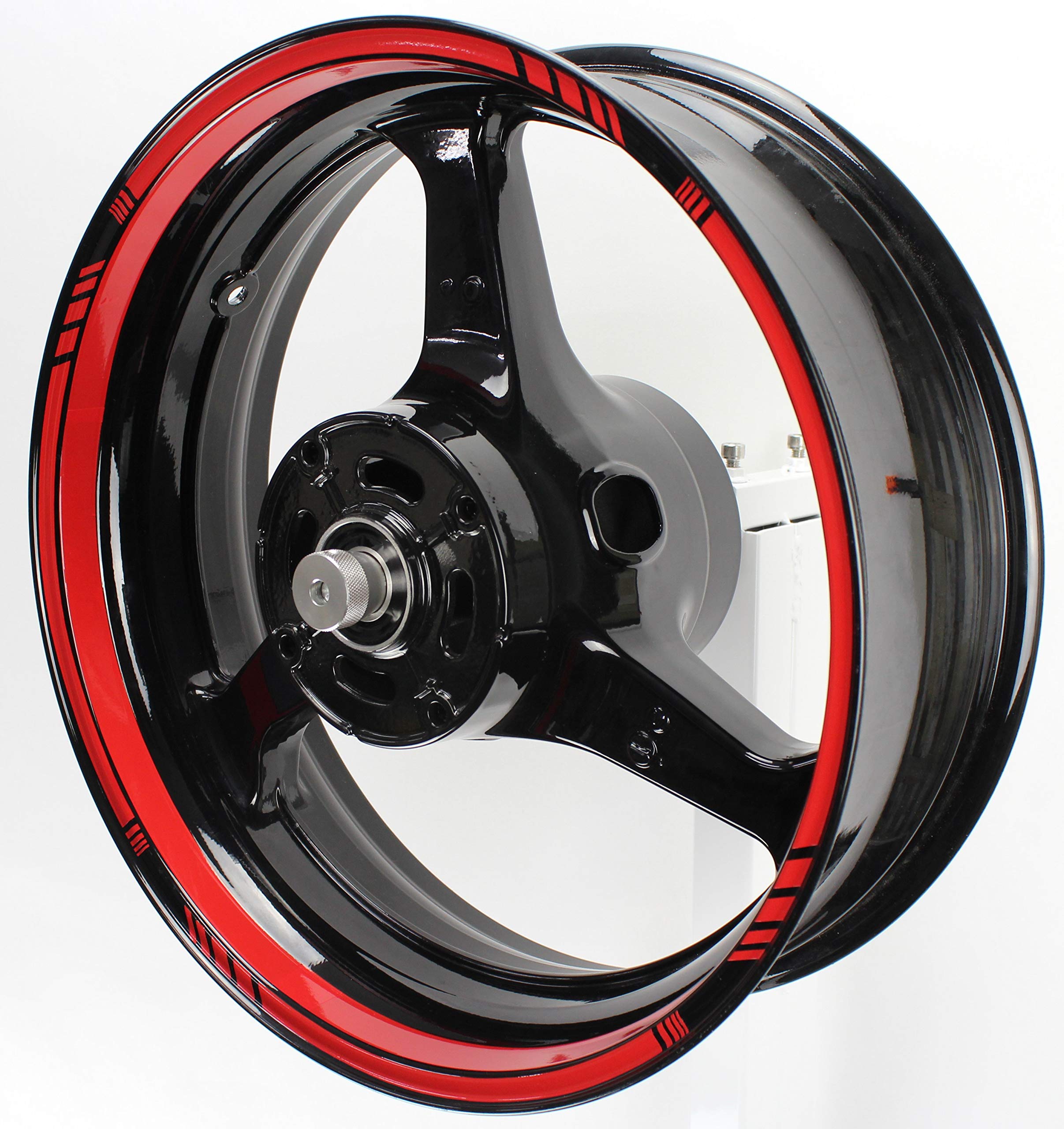

AxxL Мотоцикл 17 дюймов Custom Extra Thick Rim Наклейка STD1-F (красный)