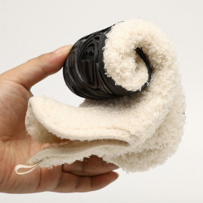 2023 Winter neue plus Samt Paar Schuhe große Kokosnuss Schuhe lässige Fußschuhe ein Slip-on faule Schuhe