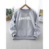 European sizes Casual Round Neck Sweatshirt with Subtle Random Print, Durable Casual Attire & Play