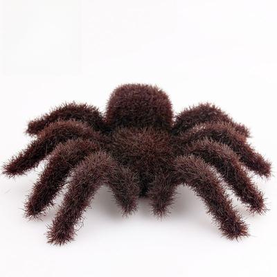 Große Spinnen-Requisiten Gruselige Halloween-Fellspinnen Simulation Halloween-Spinnen-Ornamente Vielseitige Außen- und Innendekoration