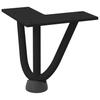 Vidaxl Nogi Do Stołu Hairpin, 4 Szt., Czarne, 10 Cm, Lita Stal