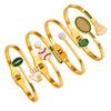 Rugby Baseball Golf Ball Sports Bracelets Non-fading Open Bangles Bracelets for Women  Lady's Gift