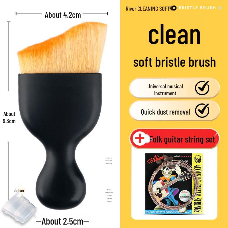 Professionelles Instrumenten-Reinigungsbürsten-Set für Gitarre, Klavier, Violine, Guzheng - Staubwisch- und Wartungsbürste