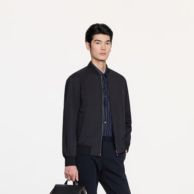 K-Boxing Men's Reversible Baseball Collar Short Jacket BKDE3254