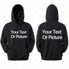 2025 Customized Printed Men Women Hoodie Loose Casual Clothing Fashion Dropped Shoulder Sleeves Hooded Personality Sweatshirts