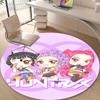 1pc KPop Demon Hunters3 Design Printed Area Round Carpet for Bedroom Living Room Home Decor Rugs Mat Non Slip Mat Rug for Bedside