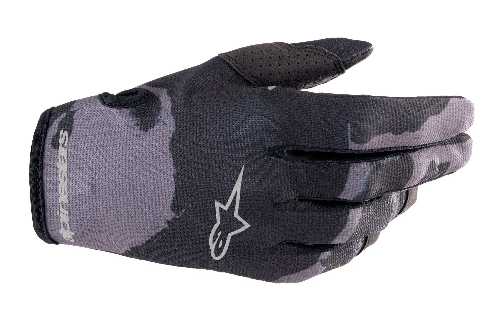 

Alpinestars 3561823-9080-M: Radar Gloves Iron/Camo Md M