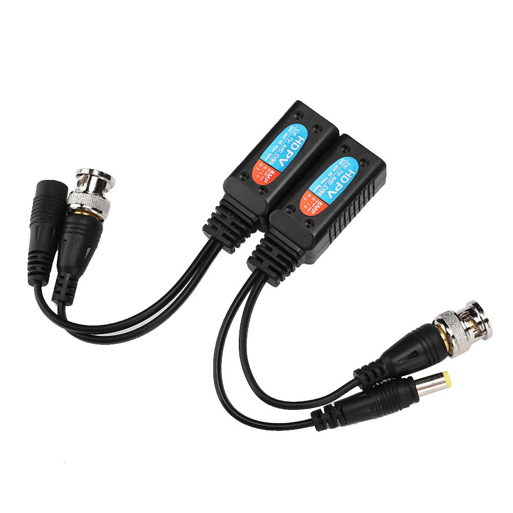

8MP CVI AHD TVI CVBS Video Power Balun Transceive Twisted Pair Transmitter 12‑48V