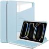 For iPad Pro 13 M4 2026 Case, 360° Rotating with Detachable Wireless Keyboard & Pen Holder-[Auto Wake/Sleep Function] Shockproof