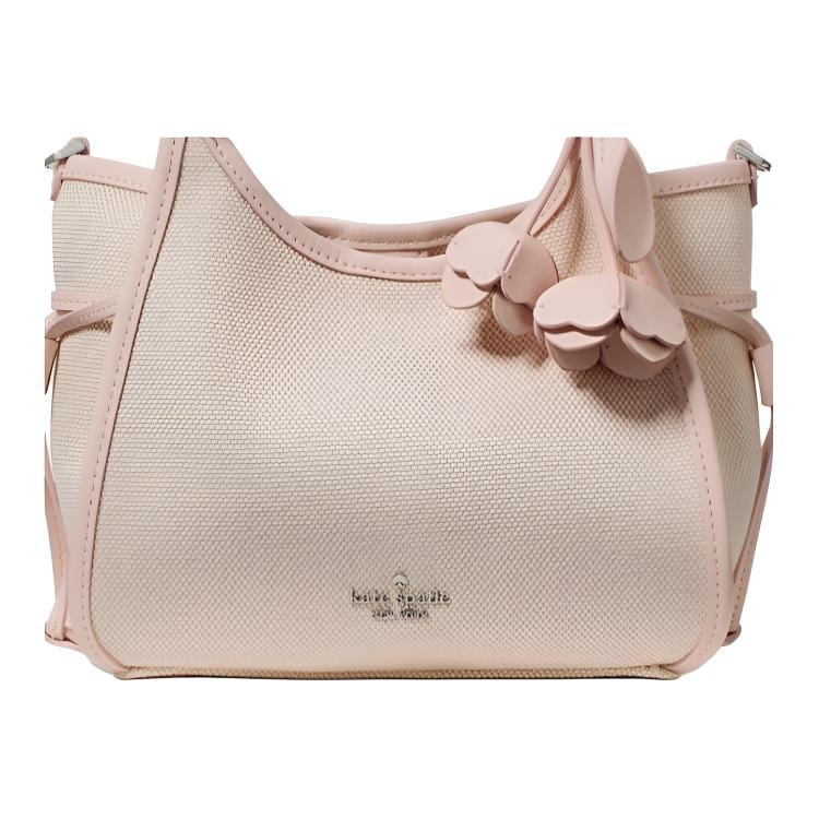 Kate Spade Fabric Handbag Mini Women's Pearl Powder KN646