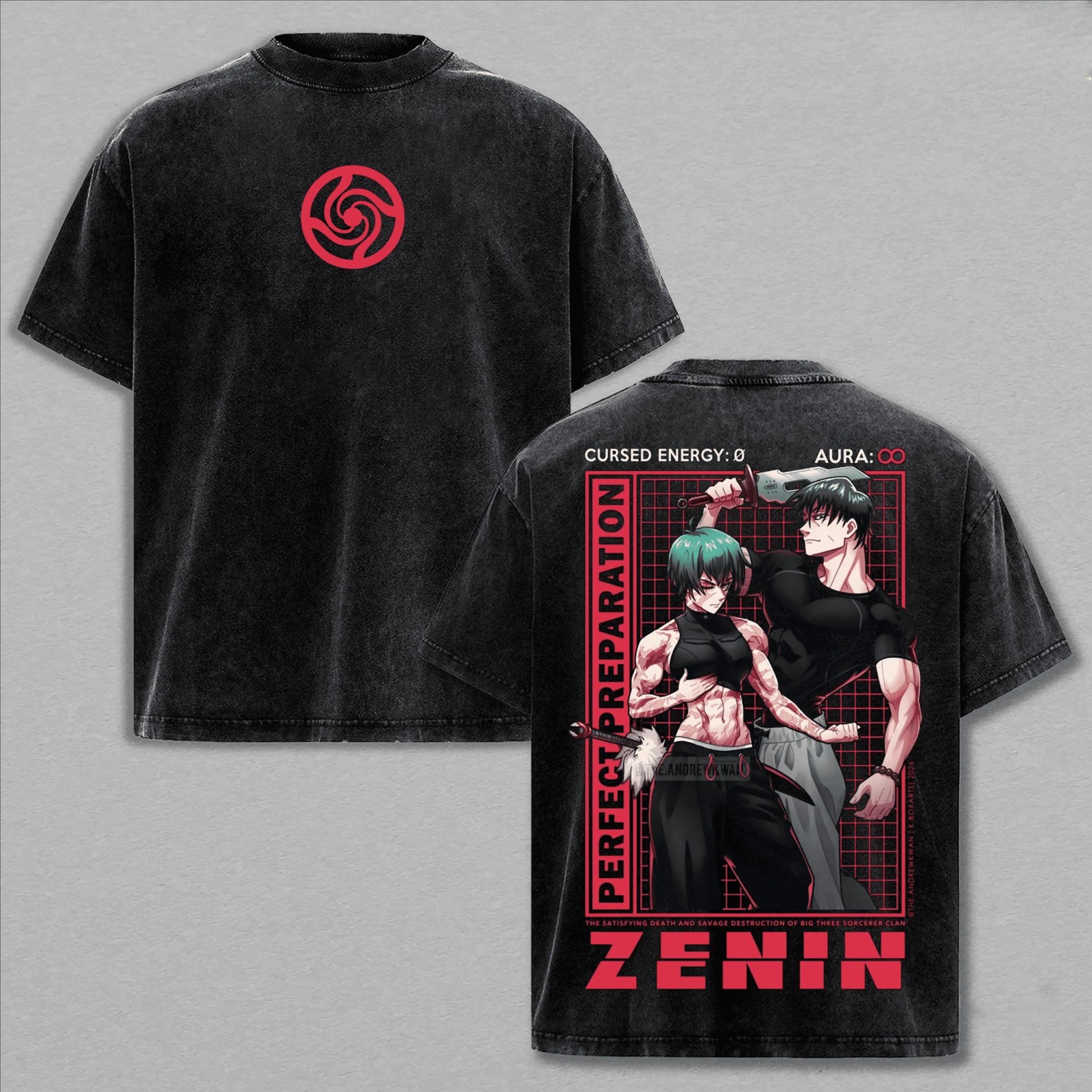 

Jujutsu Kaisen Maki Toji T-shirt Anime Gothic Y2k Washed Oversized T Shirt Men Clothing Summer Short Sleeve Cotton Tees Tops S чёрный