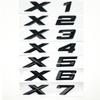 3D SDrive 30d 50d 35d 18d 20d 23d 25d 40d 45d Logo Letter Car Rear Trunk Badge Emblem Decal Sticker For BMW X1 X2 X3 X4 X5 X6 X7