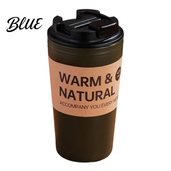 Water Bottle 420ml Coffee Mug Capacity Plastic Grade Large Cup Food Juice Anti-slip with Dust-proof