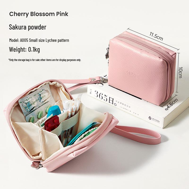 Portable Medical Storage Bag - Large Capacity, Handheld, Ideal for Pills, Capsules, and Granules