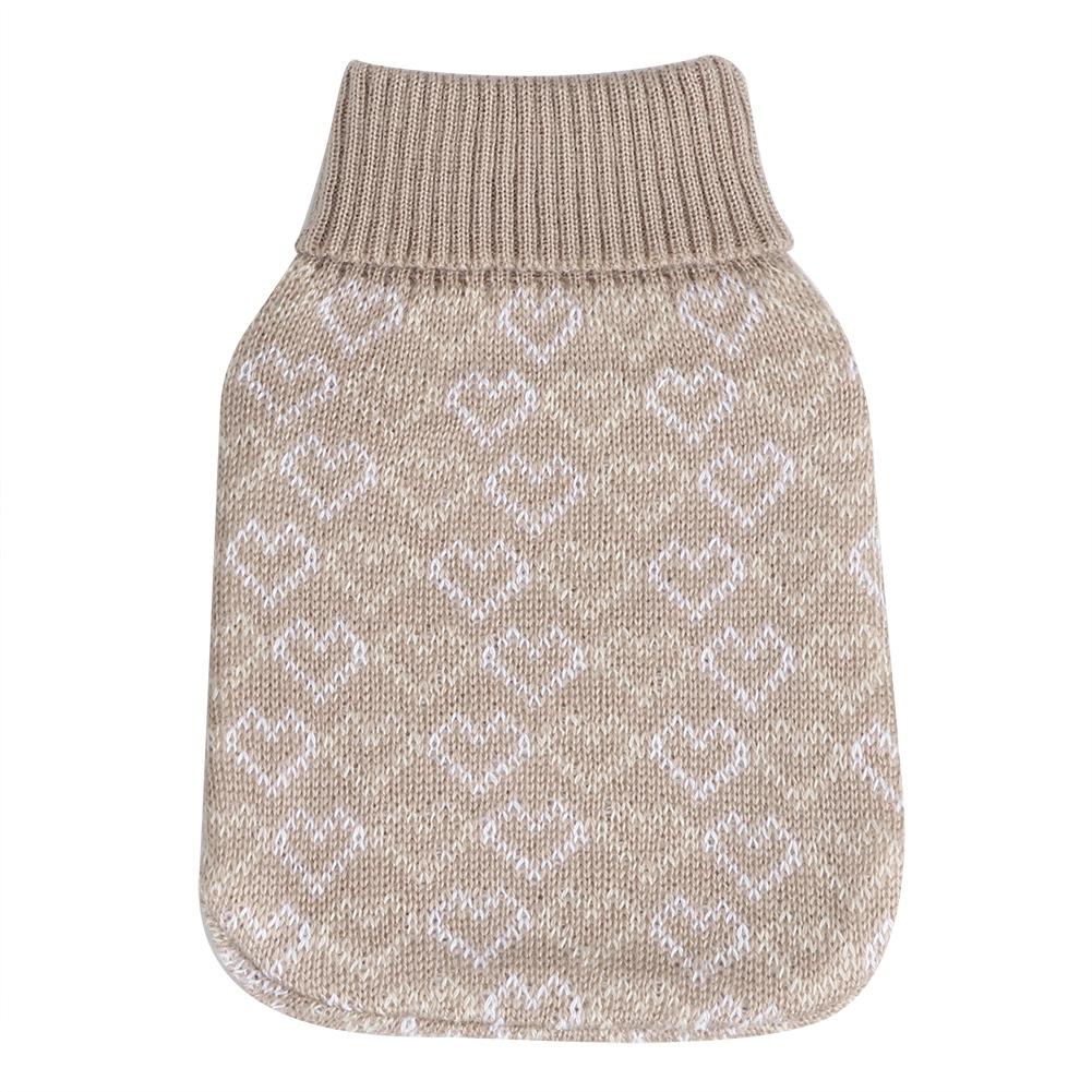 Mini Hot Water Bottle Bag Warm Hand Feet Warmer Water Injection Bag for Home OfficeGray