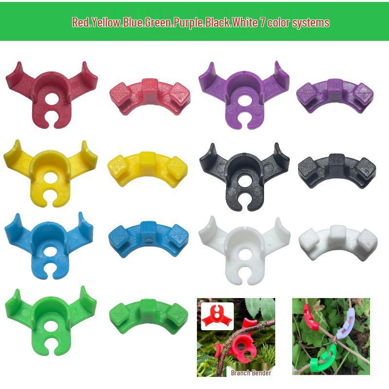90° Plant Stem Training Clips for Low-Pressure Growth