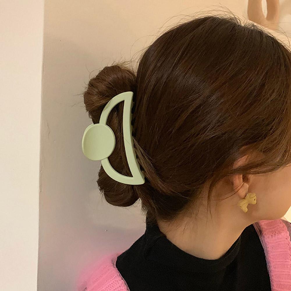 

Headwear Elegant Frosted Fashion Geometric Women Crab Clips Hair Accessories Hair Claws Hair Clamps хаки