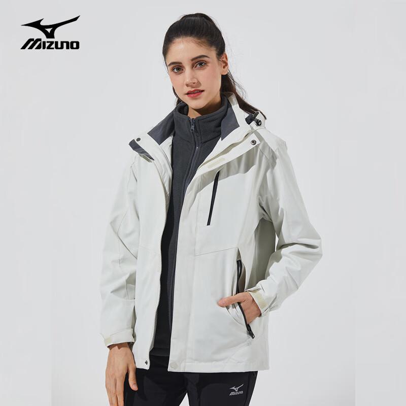 MIZUNO Unisex 3-in-1 Hooded Outdoor Jacket