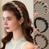 Comfortable Women's Satin Hairband Adjustable Non-Slip Headband Korean Wrapped Hair Hoop  Women Use