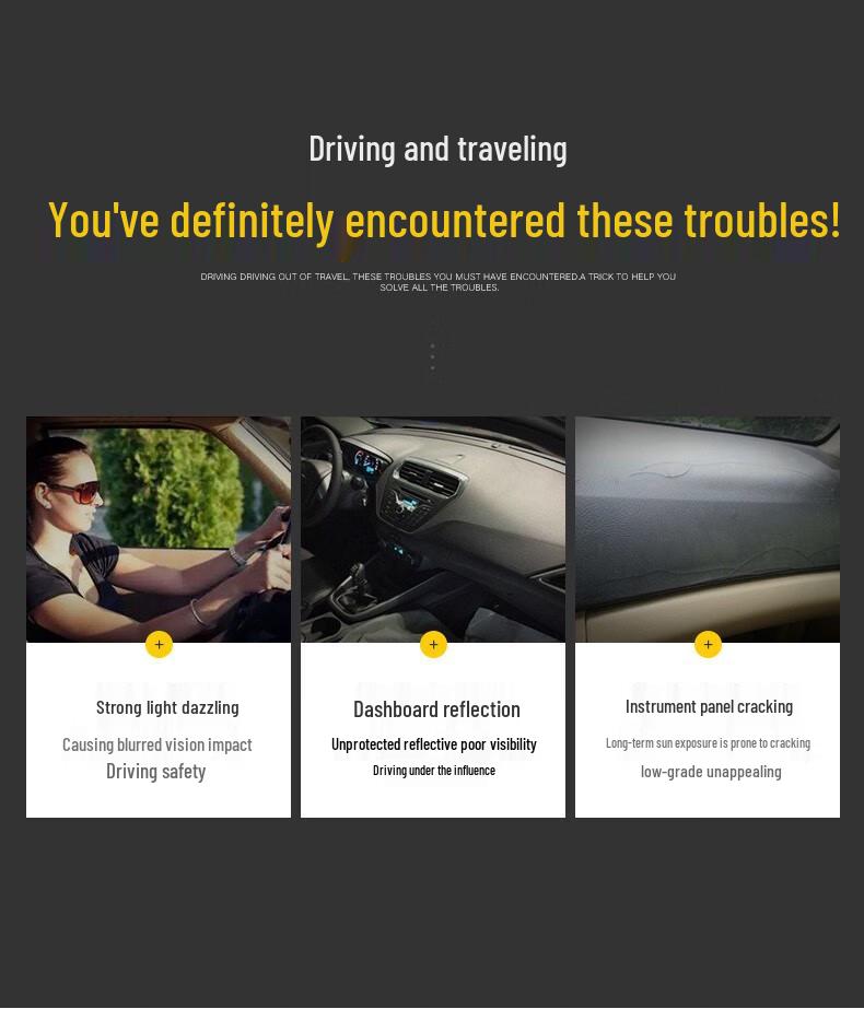 2023 Changan CS35 PLUS Dashboard Sunshade Pad Decorative Protector
