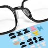 5Pairs Eyeglasses Anti Slip Nose Pads Soft Silicone Self Adhesive Glasses Nose Holder Long Lasting Spectacles Nose Support