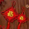 1pc Tassels Ornaments 2025 Chinese Knot Home Decor Rope Woven Handmade Spring Festival Ornaments Hanging Pendant