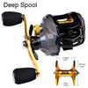 LEO FISHING Baitcasting Reel 18+1BB Casting Reel Smooth Metal 7.2:1 Gear Ratio Fishing Reel with Standard or Deep or Shallow Spool for Bass