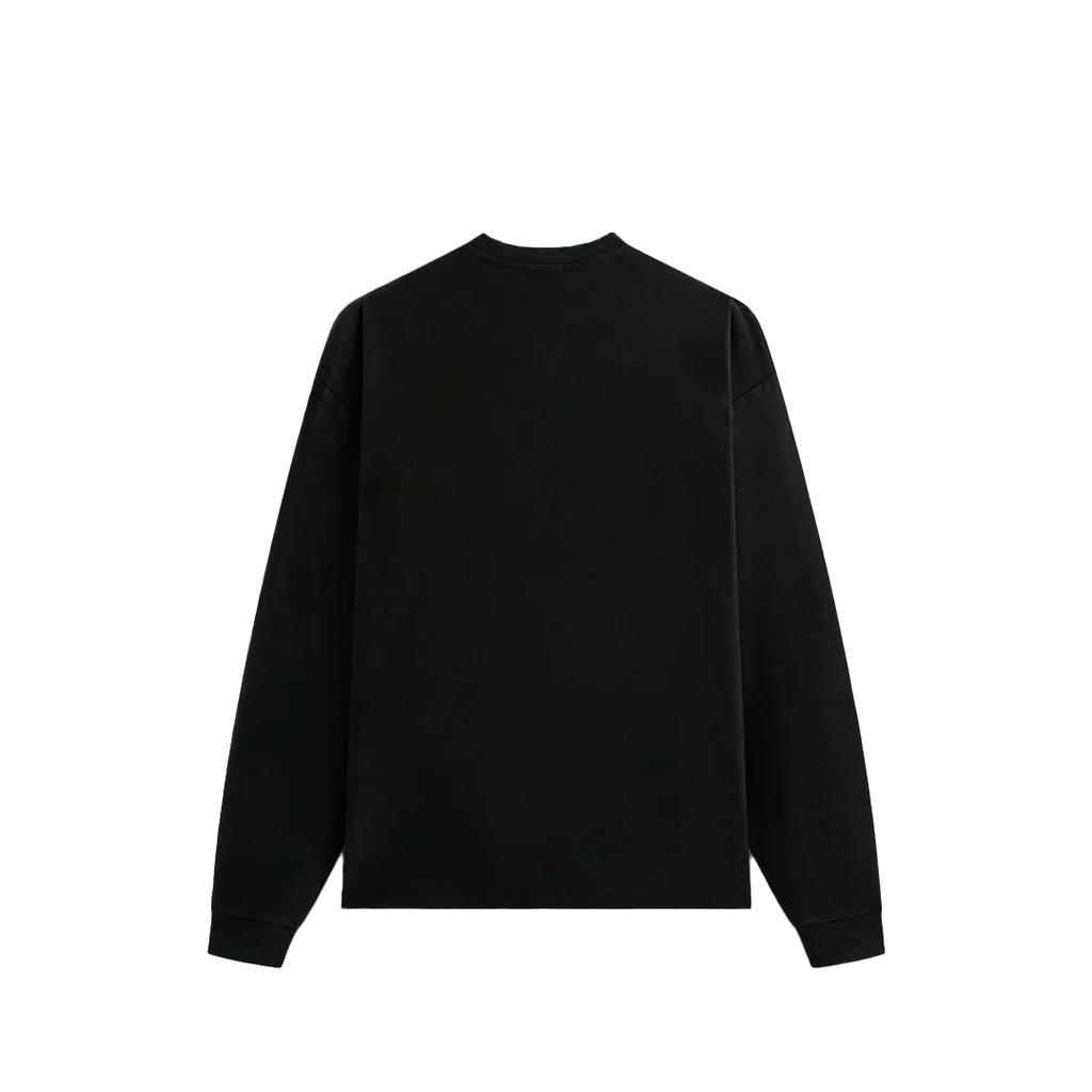 Kith Long-Sleeve Quinn Tee Black Men Tops KHM032399-001
