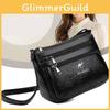 Womens Kangaroo Pattern Single Shoulder Crossbody Bag Black Decoration Bags