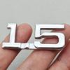 3D Metal Car Sticker Logo 1.5 1.8 2.0 2.2 2.4 2.5 2.8 3.0 T Rear Trunk Badge for Toyota Hyundai Nissan Mazda Honda Accessories DD5
