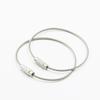 50Pcs Wire Key Ring Keychain Loop Loops Signboard Luggage Car Hanging Tag Durable Bag Rope Accessories Multipurpose