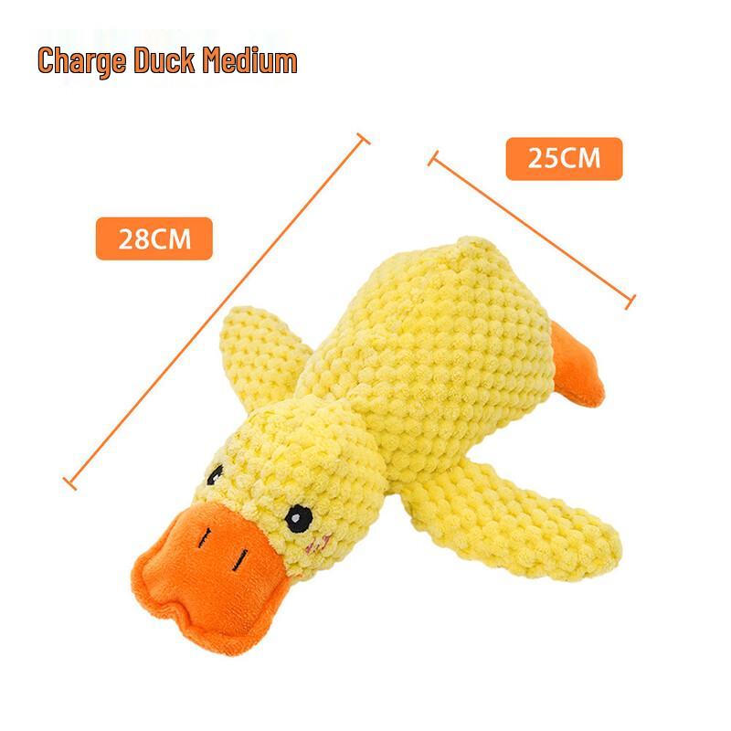 Sanhé Cartoon Duck Squeaky Pet Toy