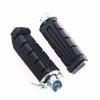 2Pcs Black Front Foot Rest Peg Rubbers Footrest Handlebars For Yamaha YBR 125