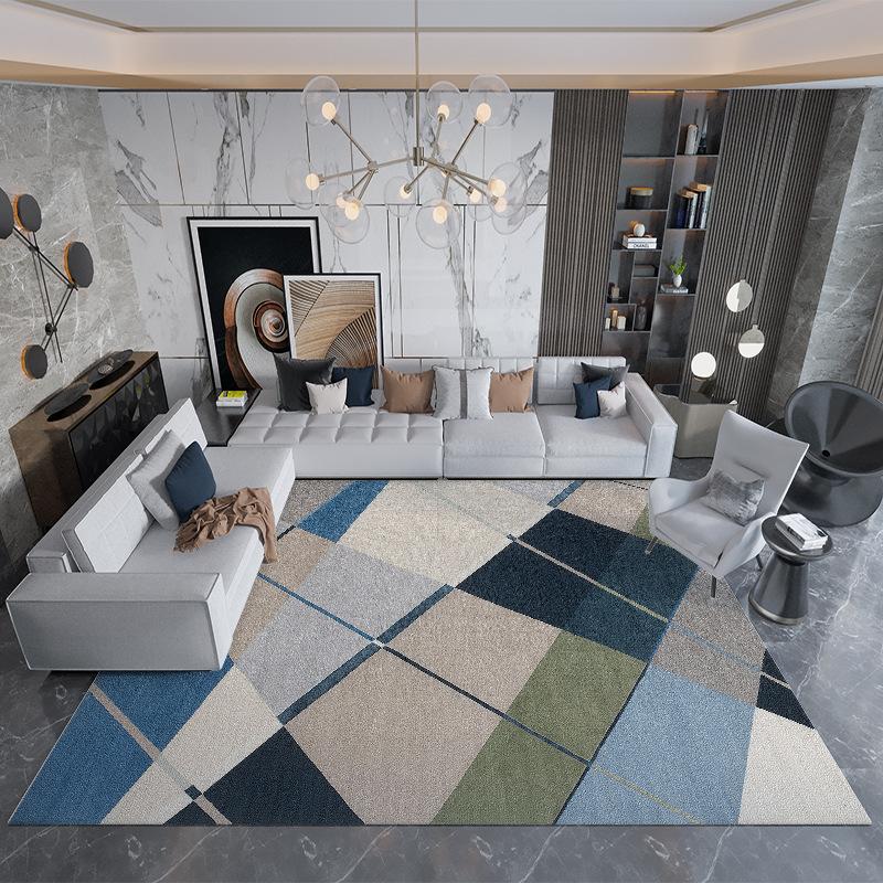 Living Room Geometric Carpet Rug Bedroom Bedside Rugs Home Sofa Table Decor Mat